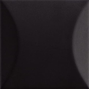 Плитка 192042 Up Cuscino Black Matte 10x10 Ava Ceramica