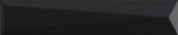 Плитка 192092 Up Lingotto Black Glossy 25x5 Ava Ceramica