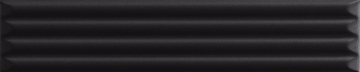 Плитка 192122 Up Cannettato Black Matte 25x5 Ava Ceramica