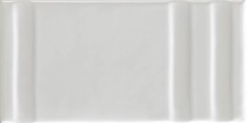 Плитка 206010 Grooves White Matte Decoro 7,5x15 La Fabbrica Ceramiche