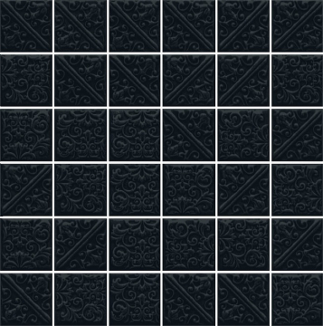 Плитка 21025 Ла-Виллет черный 30.1*30.1 Kerama Marazzi