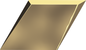 Плитка 218350 Rombo Drop Gold Glossy 15x25.9 ZYX