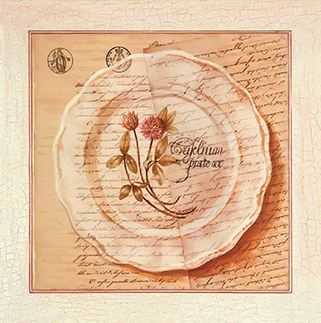 Плитка 25.8(421) Декор Herbarium 5 из 1 плитки 10x10 Factoria