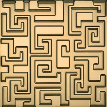 Плитка 261291 GREEK 3D PVD ORO 40х40 Versace (Gardenia Orchidea)