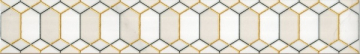 Плитка 265701 Bianco бордюр 6x40 PiezaROSA