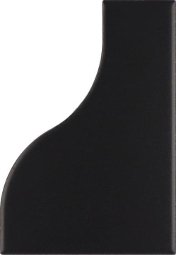Плитка 28861 Curve Black Matt 8,3x12 EQUIPE