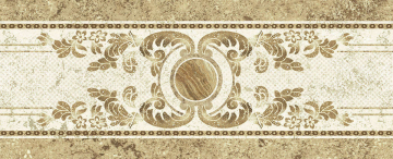 Плитка 292 Бордюр Anika Центр 12x30 Eurotile Ceramica