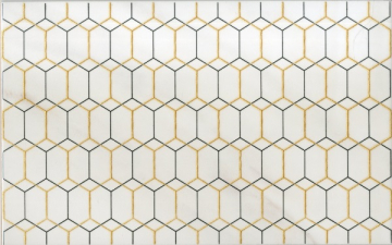 Плитка 335701 Bianco Декор 25x40 PiezaROSA