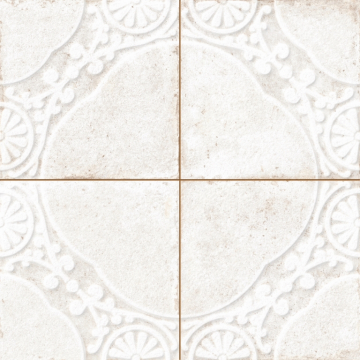 Плитка 34439 FS JAIPUR WHITE LT R10 45x45 Peronda