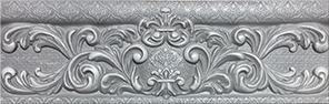 Плитка 586091001 Бордюр Agra Grey Dalila 25,1х8 Eletto Ceramica