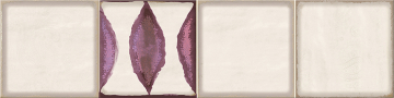 Плитка 586842001 Faenza Wine Flor Frise 1 15.6x63 Eletto Ceramica