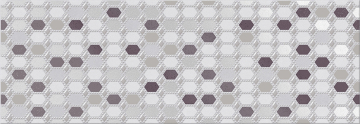 Плитка 586942001 Декор Malwiya Grey Geometria 24,2х70 Eletto Ceramica
