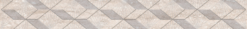 Плитка 587131002 Бордюр Ascoli Grey Diamond 63x7.5 Azori