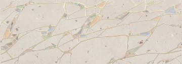 Плитка 587562001 Terrazzo Decor Marfil Crystal 25.1x70.9 Eletto Ceramica