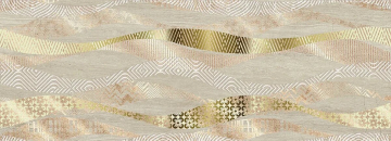 Плитка 587662001 Trevi Decor Beige Onda 25.1x70.9 Eletto Ceramica