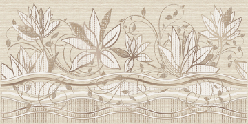 Плитка 588472001 Декор Romanico Flora 31,5x63 Azori