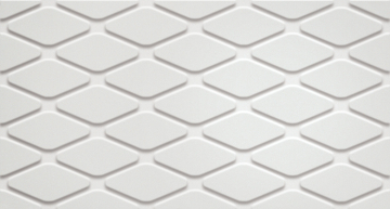 Плитка 600010002253 3D White Rhombus Matt/3Д Вайт Ромбус Матт 30.5x56 Atlas Concorde Russia