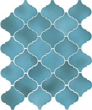 Плитка 65005 Арабески Майолика голубой 26x30 Kerama Marazzi