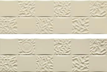 Плитка 68672 GOLD CREMA ACQUA/DAMA 25x75 Versace (Gardenia Orchidea)