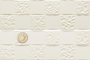 Плитка 68850 Bianco Acqua/Dama Platino Mix 25x75 Versace (Gardenia Orchidea)