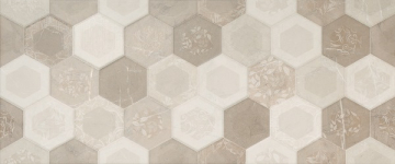 Плитка 8215 Crema Relieve Rodas 33.3x80 Porcelanite Dos