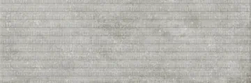 Плитка 949 Вербиер серый рельеф линии 32,5х100 Eurotile Ceramica