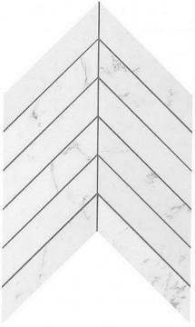 Плитка 9SCA Marvel Carrara Pure Chevron Wall 30,5X25 Atlas Concorde
