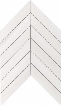 Плитка 9SCD Marvel Bianco Dolomite Chevron Wall 30.5x25 Atlas Concorde