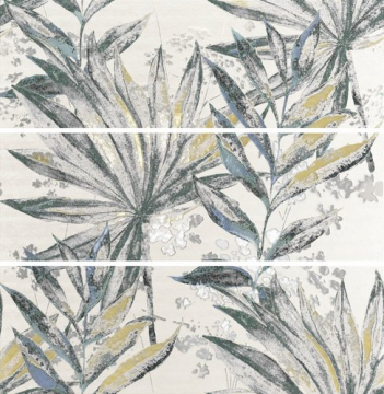 Плитка A034570 Decor Set (3) Leavemint 40x120 Ape Ceramica