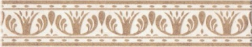 Плитка AD/A214/6276 Бордюр Лаурито орнамент 40x7.7 Kerama Marazzi