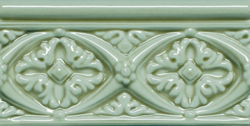 Плитка ADMO4005 Relieve Bizantino C/C Verde Claro 7.5X15 Adex