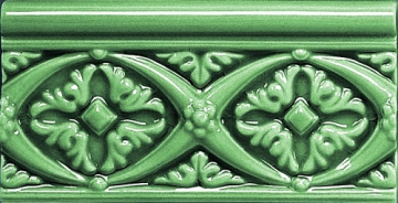 Плитка ADMO4006 RELIEVE BIZANTINO C/C VERDE OSCURO 7.5X15 Adex