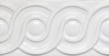 Плитка ADMO4078 Relieve Clasico C/C Blanco 7,5х15 Adex