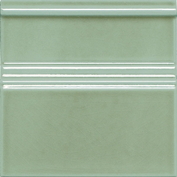 Плитка ADMO5204 Rodapie Clasico C/C Verde Claro 15X15 Adex
