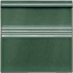 Плитка ADMO5205 Rodapie Clasico C/C Verde Oscuro 15x15 Adex