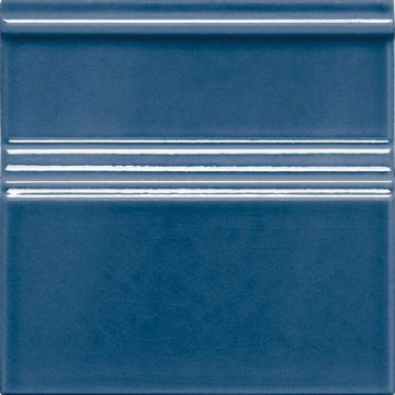 Плитка ADMO5206 Rodapie Clasico C/C Azul Oscuro 15x15 Adex