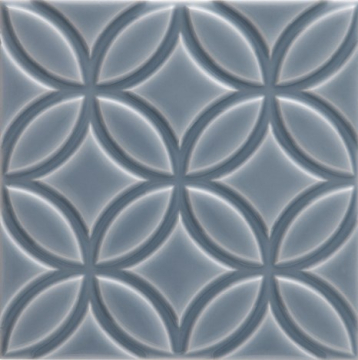 Плитка ADNE4143 Liso Botanical Storm Blue 15x15 Adex