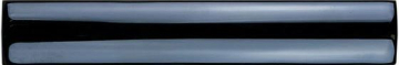 Плитка ADNE5420 CUBRECANTO PB Negro 2.5X15 Adex