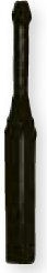 Плитка ADNE5442 ANGULO EXTERIOR RODAPIE CLASICO NEGRO 1.5X15 Adex