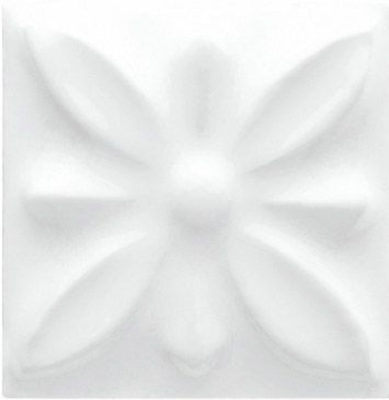 Плитка ADST4053 Taco Relieve Flor №1 Snow Cap 3х3 Adex