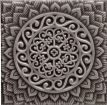 Плитка ADST4078 RELIEVE MANDALA UNIVERSE TIMBERLINE 14,8x14,8 Adex