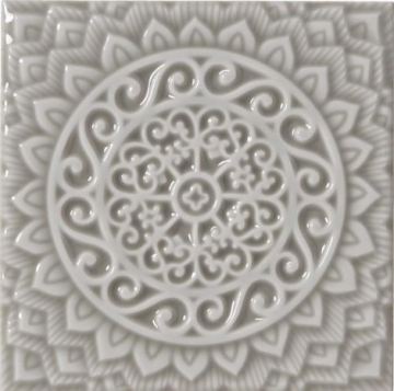 Плитка ADST4080 RELIEVE MANDALA UNIVERSE GRAYSTONE 14,8x14,8 Adex