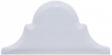 Плитка ADST8008 ADEX ARABESCO BISELADO REMATE SNOW CAP 7.5Х15 Adex