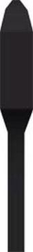 Плитка Angulo Zocalo Rivoli Negro 15x1,5 VIVES