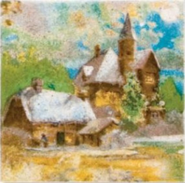Плитка AR12/1221T Домики 9,9х9,9 Kerama Marazzi