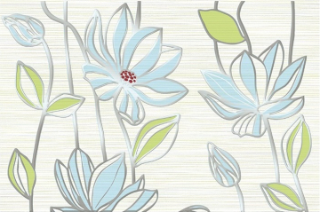 Плитка Азалия Декор D Цветы 200x300x7 AXIMA