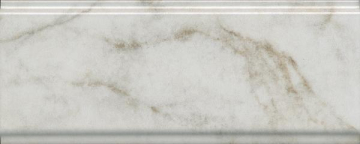 Плитка BDA025R Бордюр Серенада белый глянцевый обрезной 30x12 Kerama Marazzi