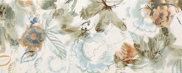 Плитка Bellagio Decor Bianco 20х50 (GB-18) Del Conca