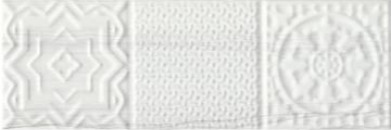Плитка Belvedere Relieve Blanco 10x30 Monopole Ceramica