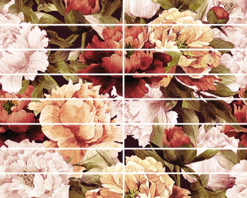 Плитка Бордюр Peony 4х25 Laparet